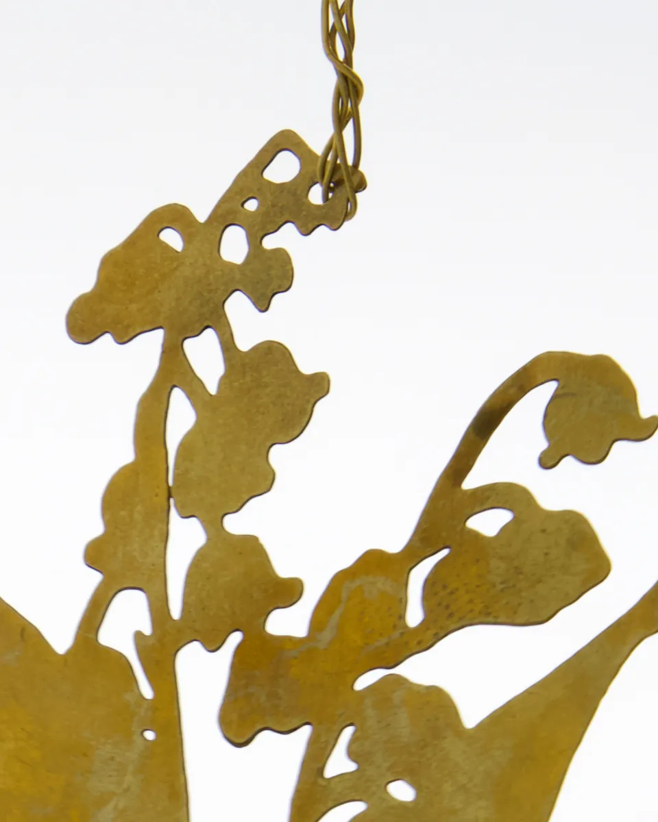 Lilly dekorasjonsanheng, 3 deler, Antikk messing House Doctor