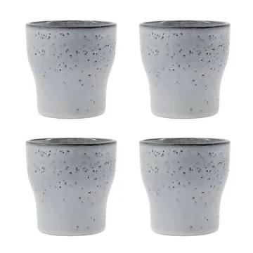 Liss termokopp 9 cm 4-pakning - Lysegrå - House Doctor