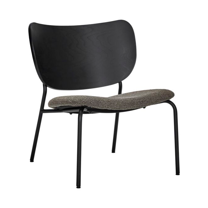 House Doctor Longa loungestol stålramme Brun bok | Skandinavisk Design | Stoler | Brun