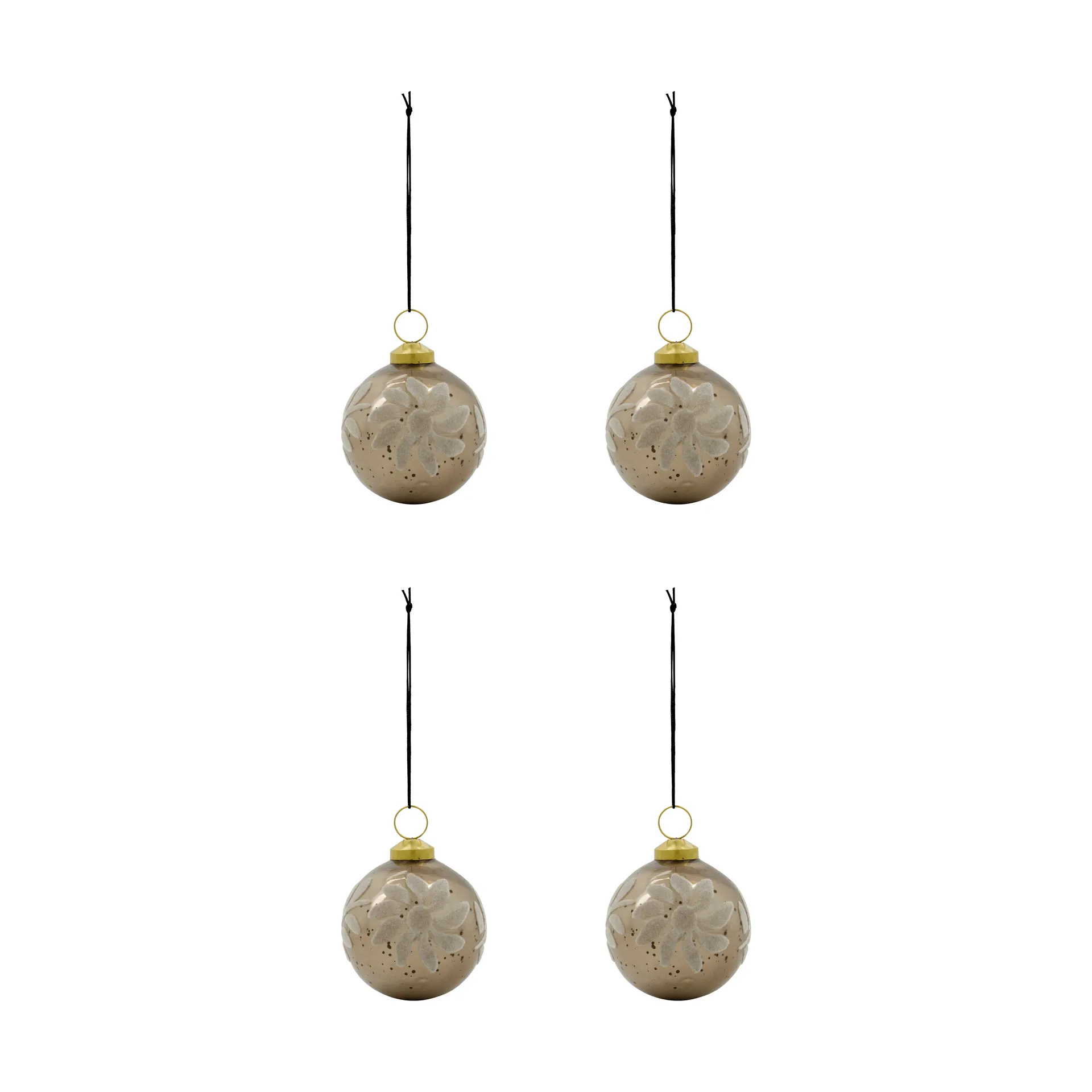 Luto julekule 4-pk, Sand House Doctor