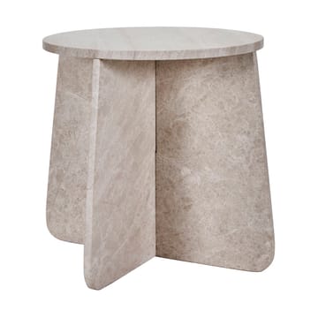 Marb sidebord 48x48x40 cm - Beige marmor - House Doctor