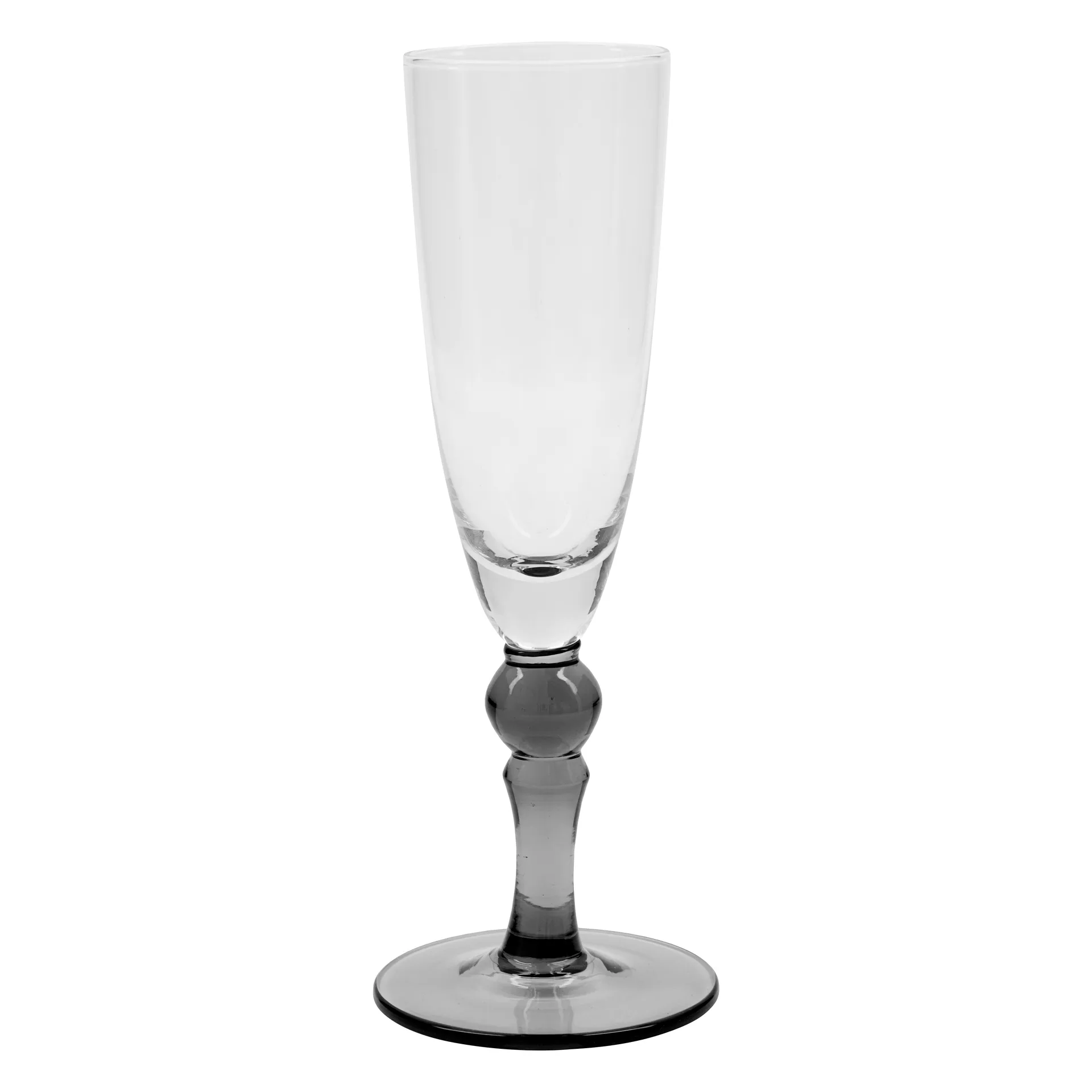 Meyer champagneglass 25 cl, Clear-grey House Doctor