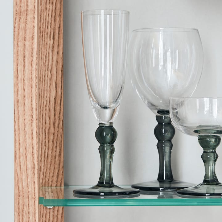 Meyer champagneglass 25 cl, Clear-grey House Doctor