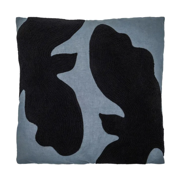 Miki pyntepute - Middelhavsblå-svart, 50x50 cm - House Doctor