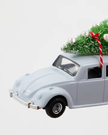 MINI Xmas car juledekorasjon - Lyseblå - House Doctor