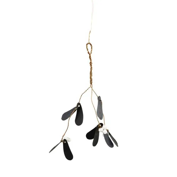 Mistletoe juldekorasjon liten, Svart House Doctor