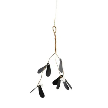 Mistletoe juldekorasjon liten - Svart - House Doctor