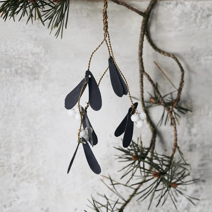Mistletoe juldekorasjon liten, Svart House Doctor