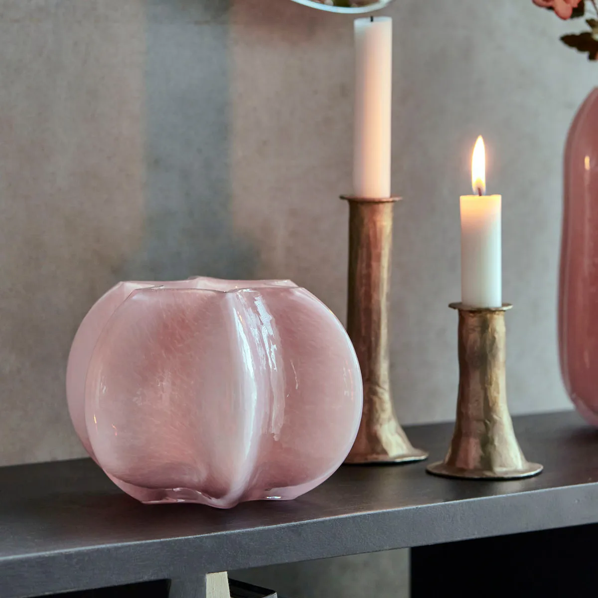 Nixi telysholder 17,5 cm, Rosa House Doctor