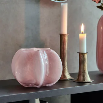 Nixi telysholder 17,5 cm - Rosa - House Doctor