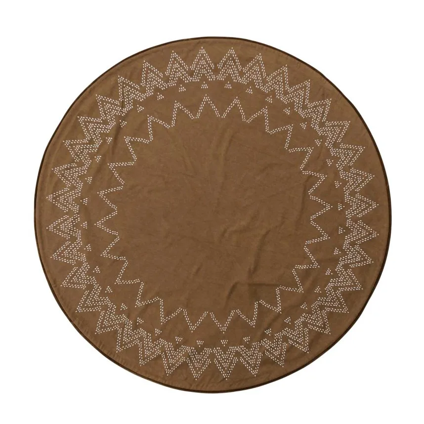 Noel juletreteppe Ø 120 cm, Brun House Doctor