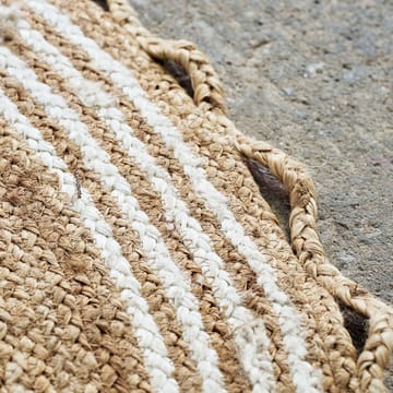 Nord juletrematte Ø 120 cm - Jute-hvit - House Doctor