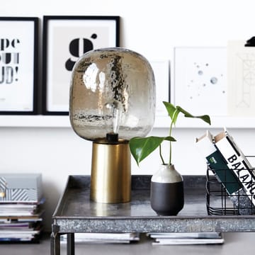 Note bordlampe - grå-messing - House Doctor