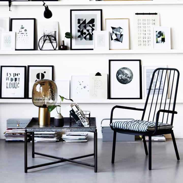 Note bordlampe, grå-messing House Doctor