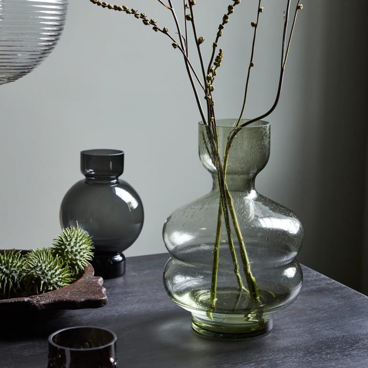Organi vase 35 cm, Grønn House Doctor