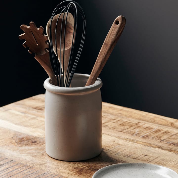 Pion krukke Ø11,5 cm, Grå-hvit House Doctor