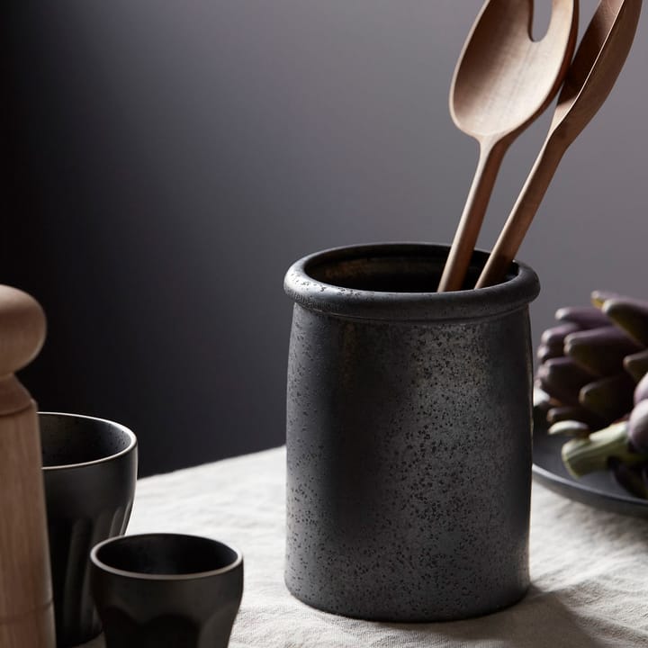 Pion krukke Ø11,5 cm, Svart-brun House Doctor