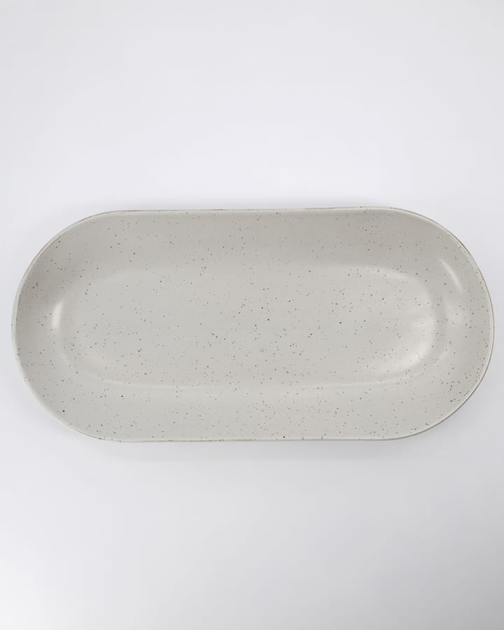 Pion serveringsfat 19 x 38 cm, Hvit-grå House Doctor