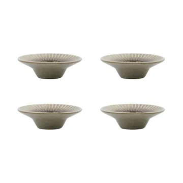 Pleat eggekopp 4-pk - Grå-brun - House Doctor