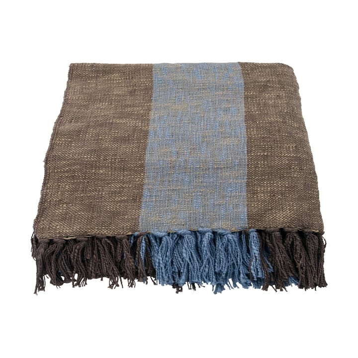 Ponra pledd 130 x 180 cm - Brun-Lysblå - House Doctor