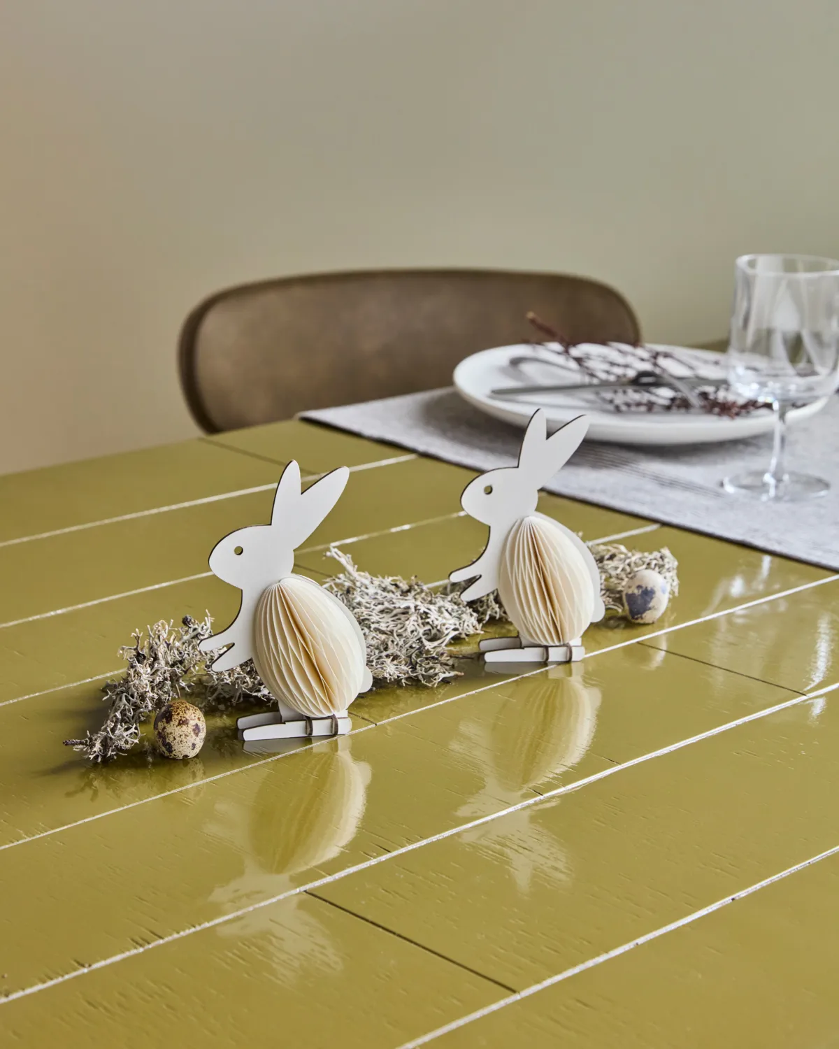 Rabb påskeharer dekorasjon 2‑pakning, Off-white House Doctor