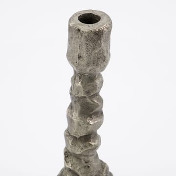 Raku lysestake antikksølv - 25 cm - House Doctor