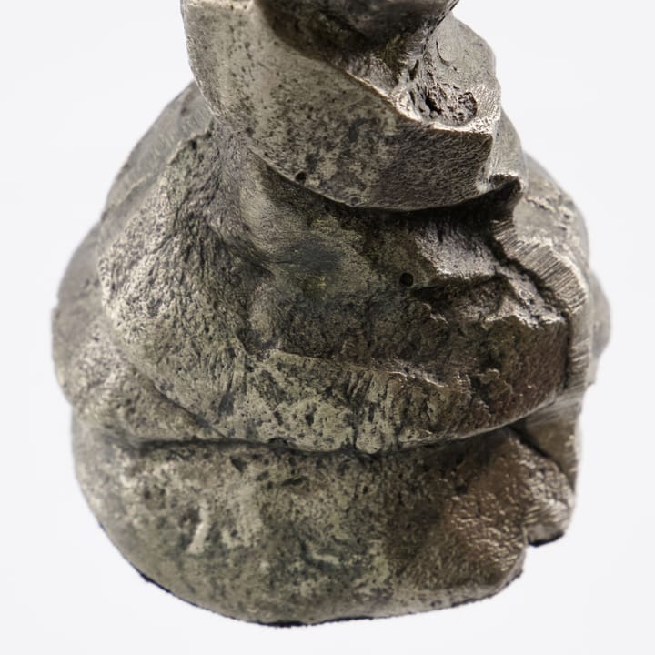 Raku lysestake antikksølv - 25 cm - House Doctor