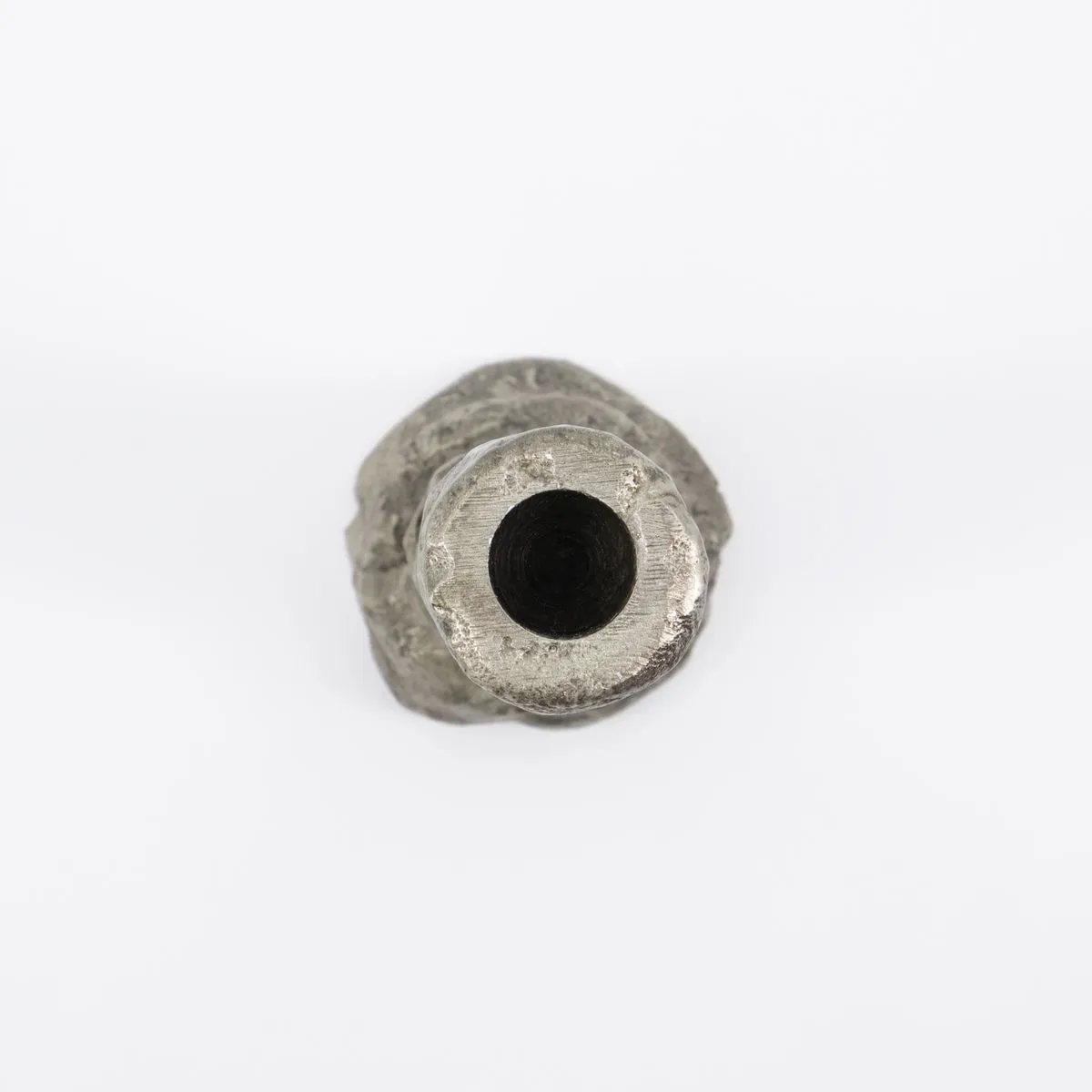 Raku lysestake antikksølv, 25 cm House Doctor