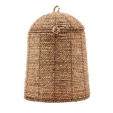Rama kurv med lokk natur - 34,5 cm - House Doctor