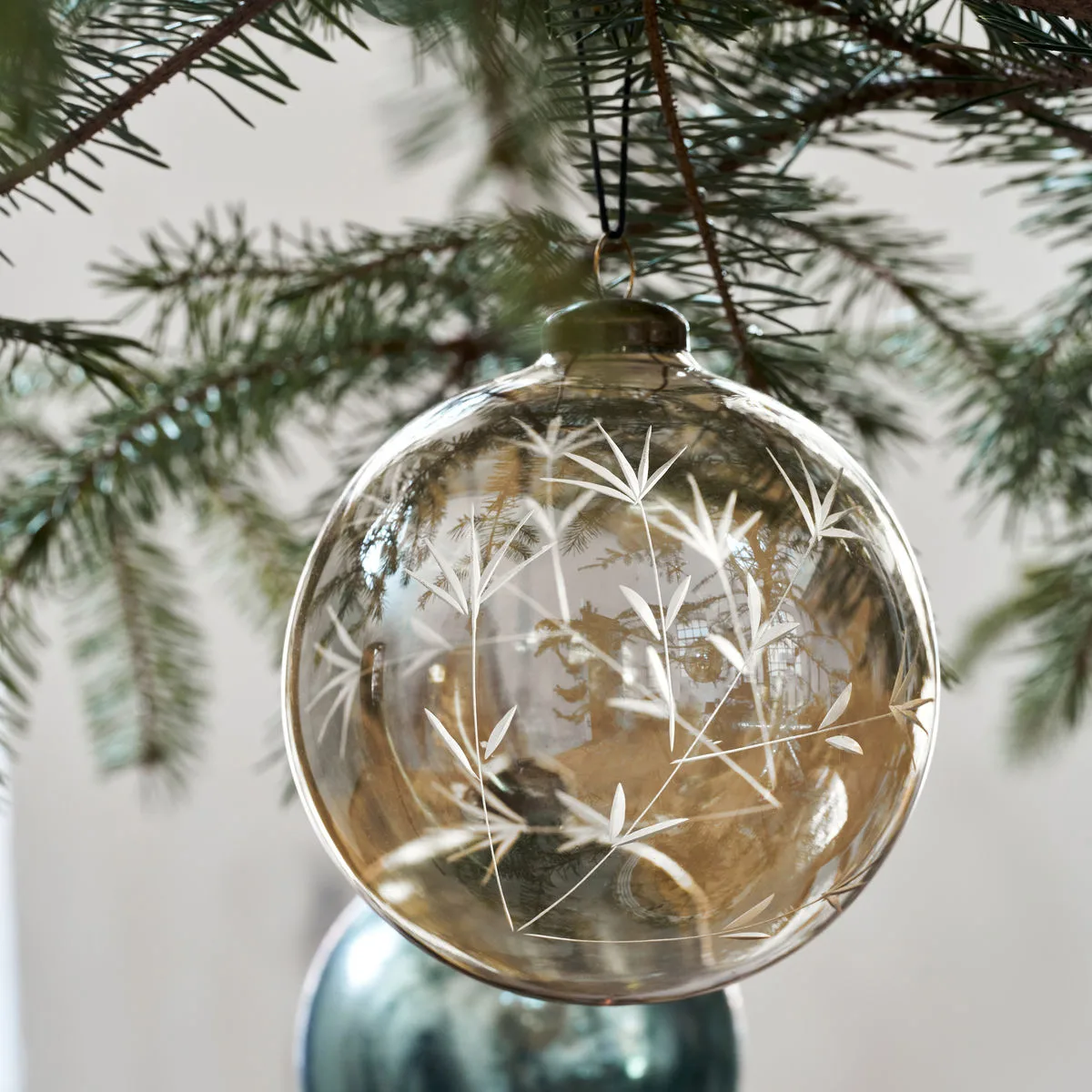 Rayn juletrekule Ø 10 cm, Brun House Doctor