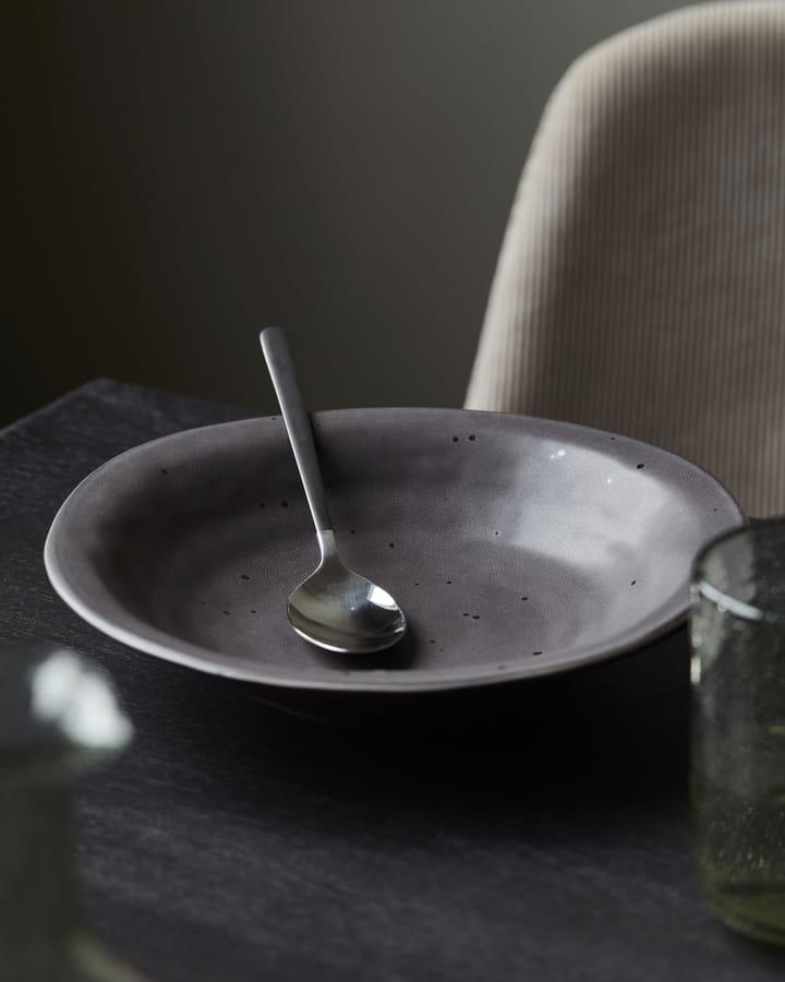 Rustic suppetallerken Ø 25 cm, Mørkegrå House Doctor