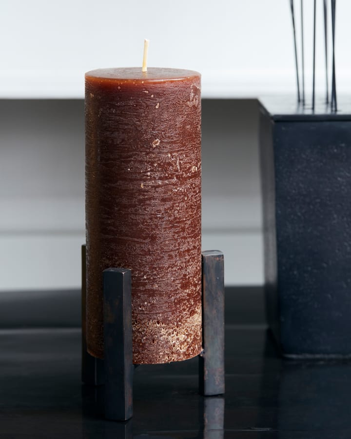 Rustic Wax kubbelys 15 cm 2-pakning, Cognac House Doctor
