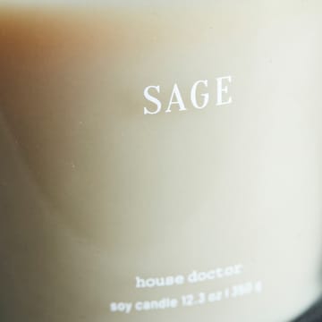 Sage duftlys 50 timmar - Blå - House Doctor