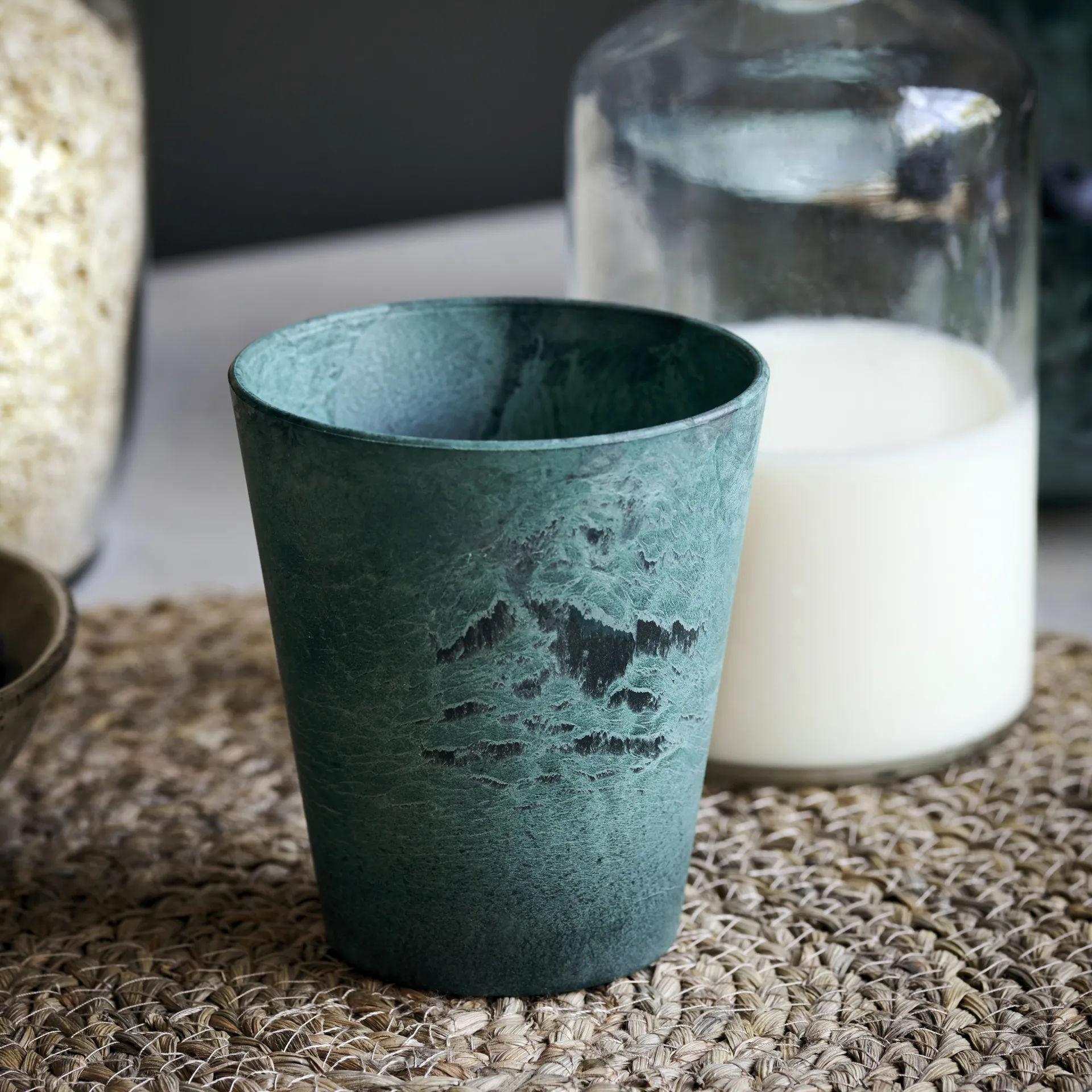 Serveur kopp 4-pakning, Grønn House Doctor