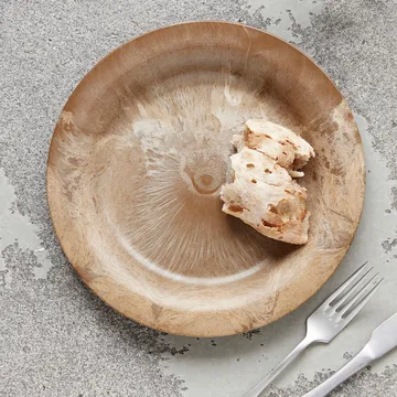 Serveur tallerken 24 cm 4-pakning - Gull - House Doctor