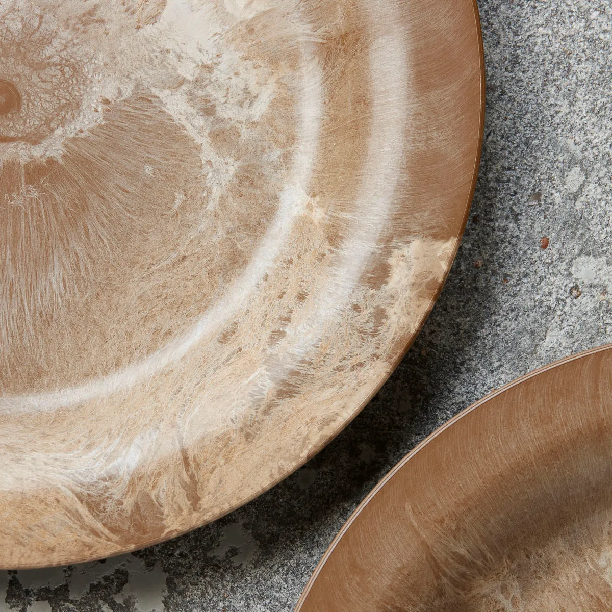 Serveur tallerken 24 cm 4-pakning, Gull House Doctor