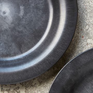 Serveur tallerken 24 cm 4-pakning - Svart - House Doctor