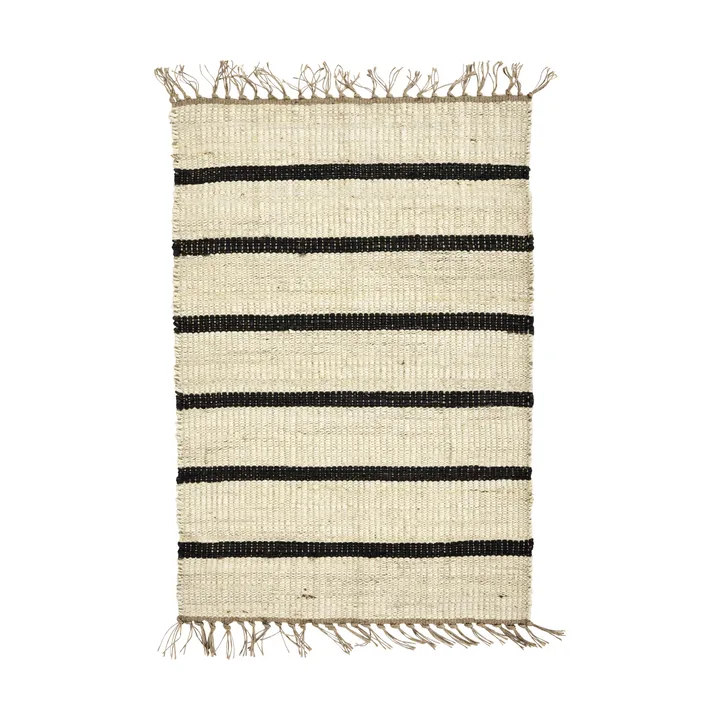 Sima teppe 60x90 cm - Svart-natur - House Doctor