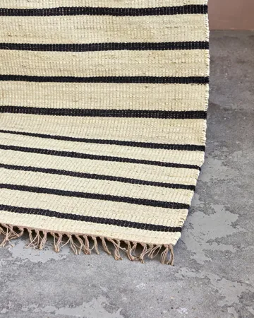 Sima teppe 60x90 cm - Svart-natur - House Doctor