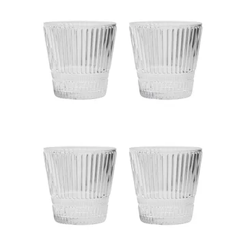 Slots vannglass 4‑pk - Klar - House Doctor