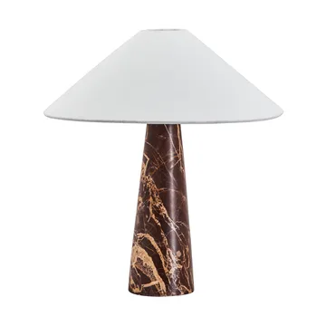 Soffi bordlampe - Brun-Off-White, Ø42x44,5 cm - House Doctor