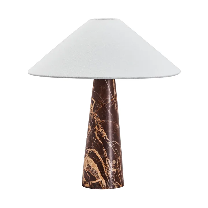 Soffi bordlampe - Brun-Off-White, Ø42x44,5 cm - House Doctor