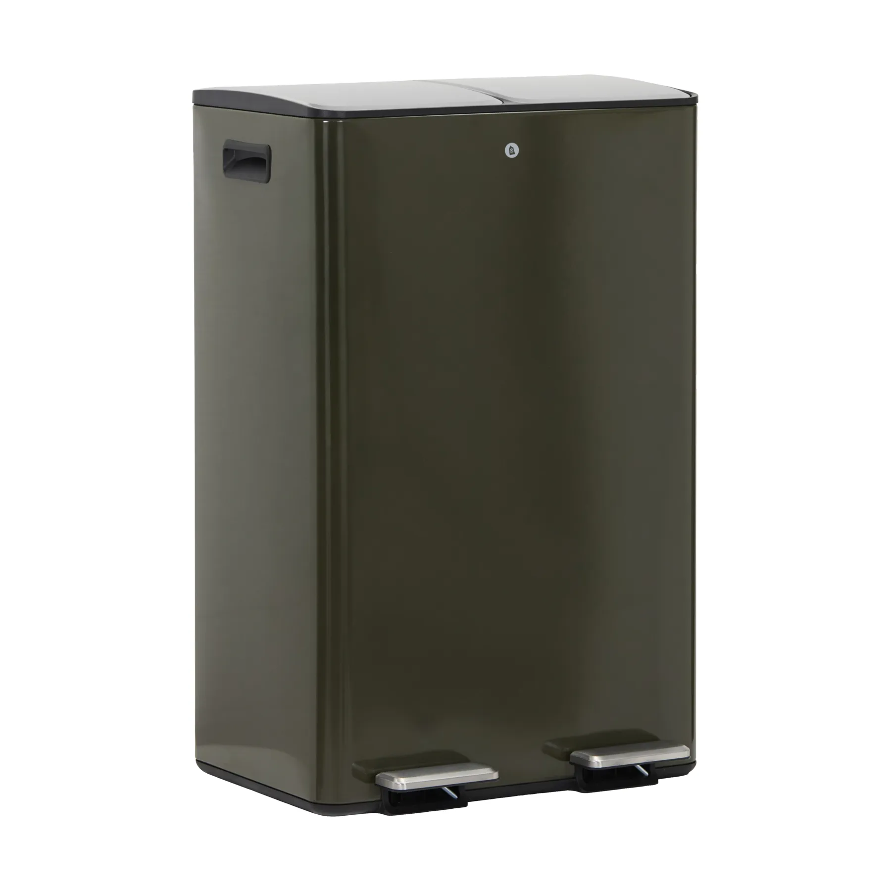 Sort papirkurv, Deep green, 46x35,5x71 cm House Doctor