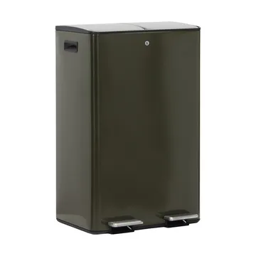 Sort papirkurv - Deep green, 46x35,5x71 cm - House Doctor