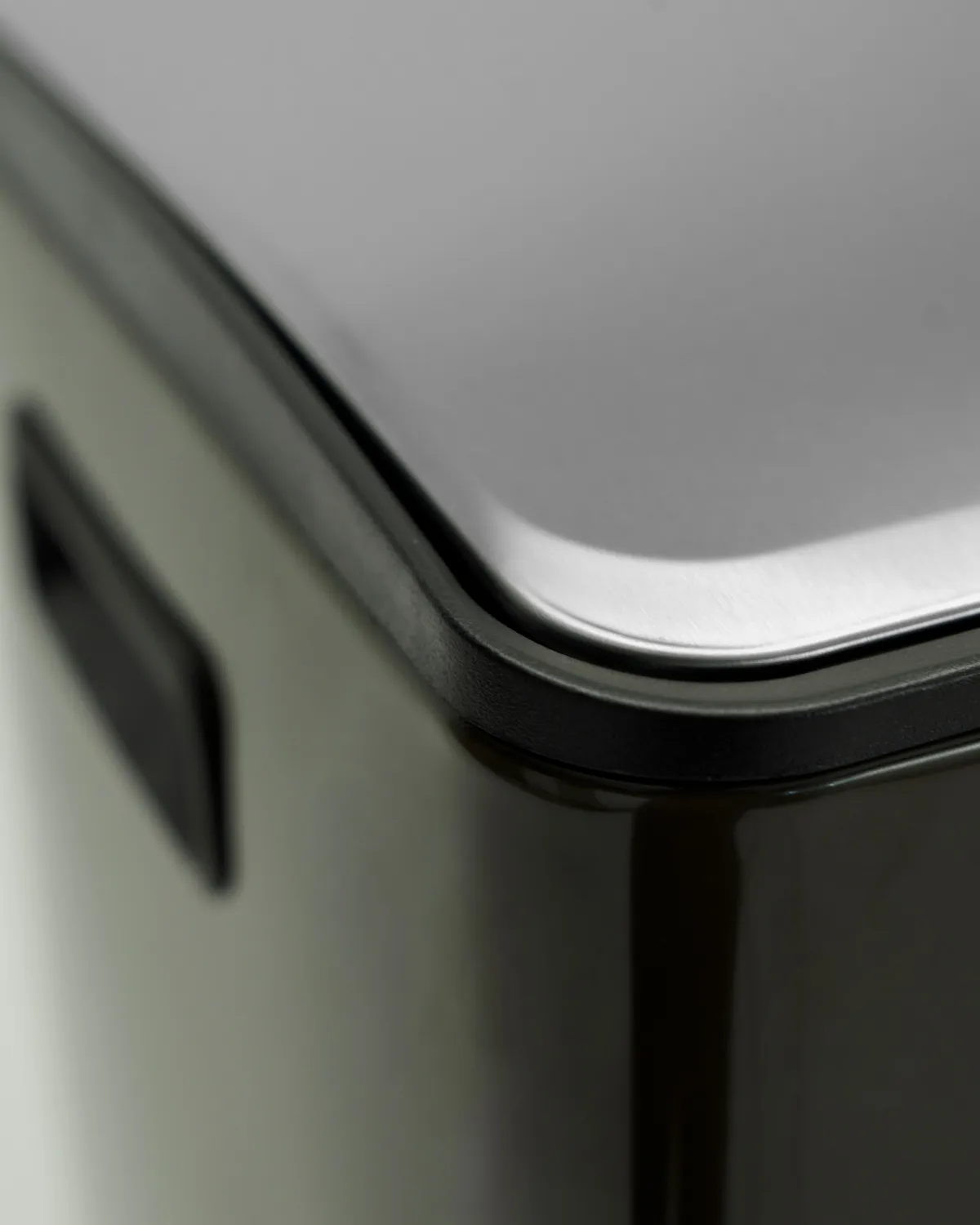 Sort papirkurv, Deep green, 46x35,5x71 cm House Doctor