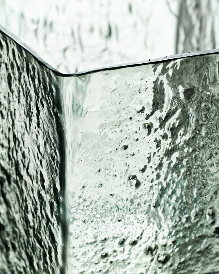 Square vase 18 x 18 cm, Lyseblå House Doctor