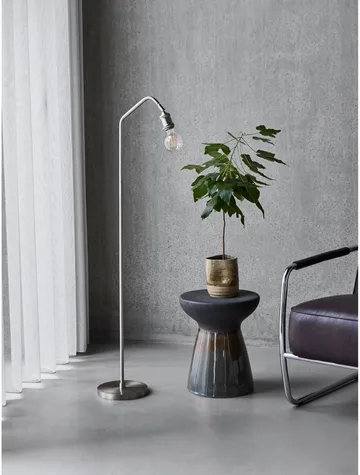 Stand gulvlampe - Børstet sølvfarge, 129,5 cm - House Doctor