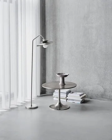 Stand gulvlampe - Børstet sølvfarge, 129,5 cm - House Doctor