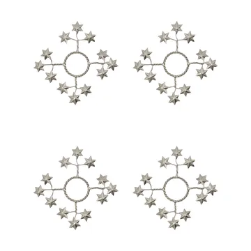 Star lysmansjett 4-pk - Sølv - House Doctor