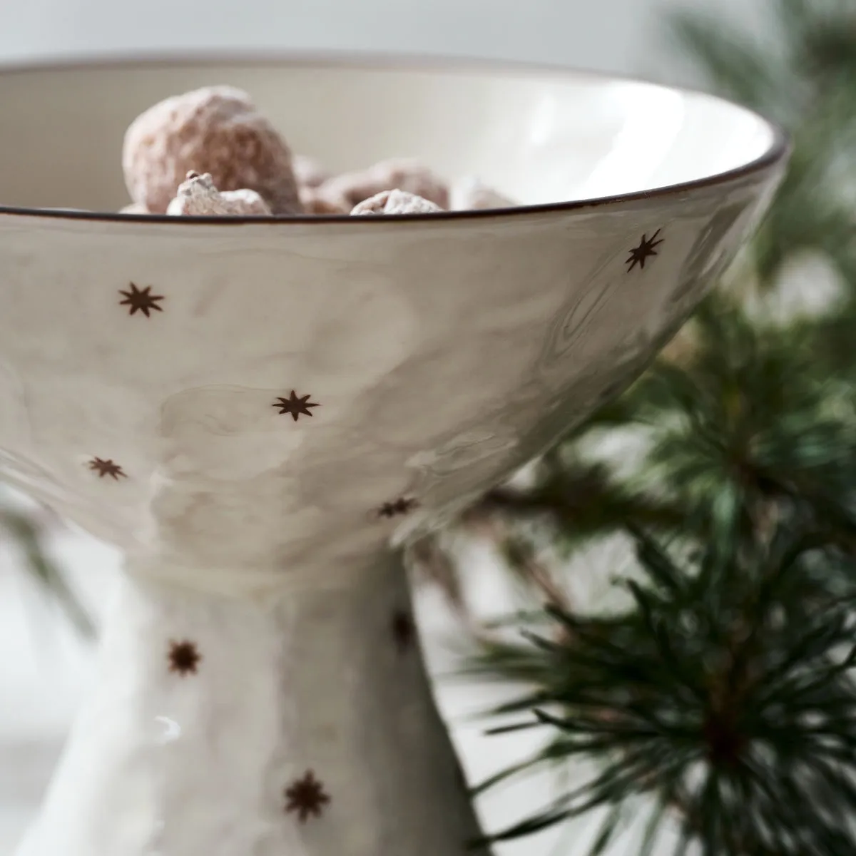 Starry kakefat Ø 15 cm, Hvit House Doctor